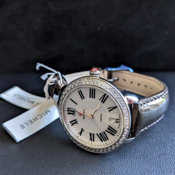 Michele "Serein" Timepiece with Diamond Bezel - Picture 3 of 6